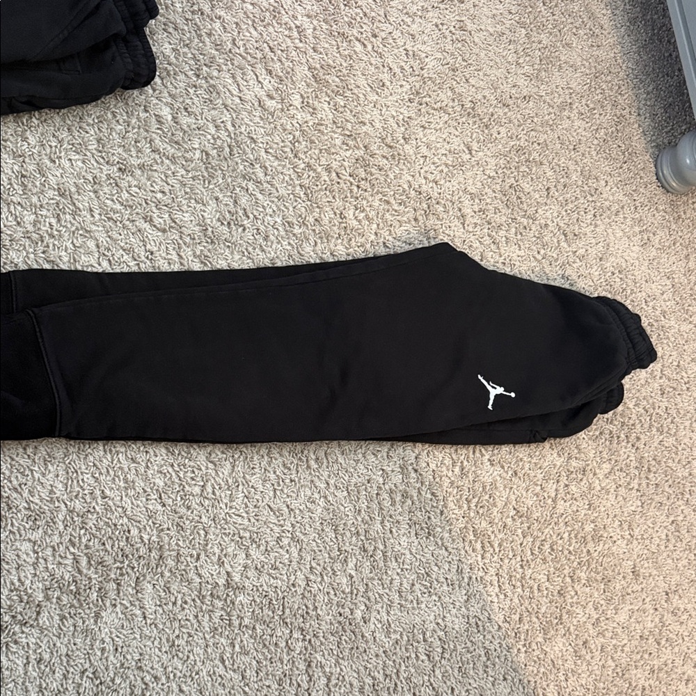 Black Joggers with Logo